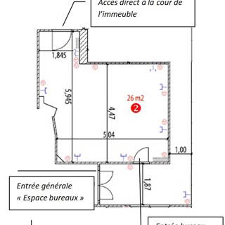 Bureau privé 26 m² 4 postes Location bureau Rue des Perchamps Paris 75016 - photo 4